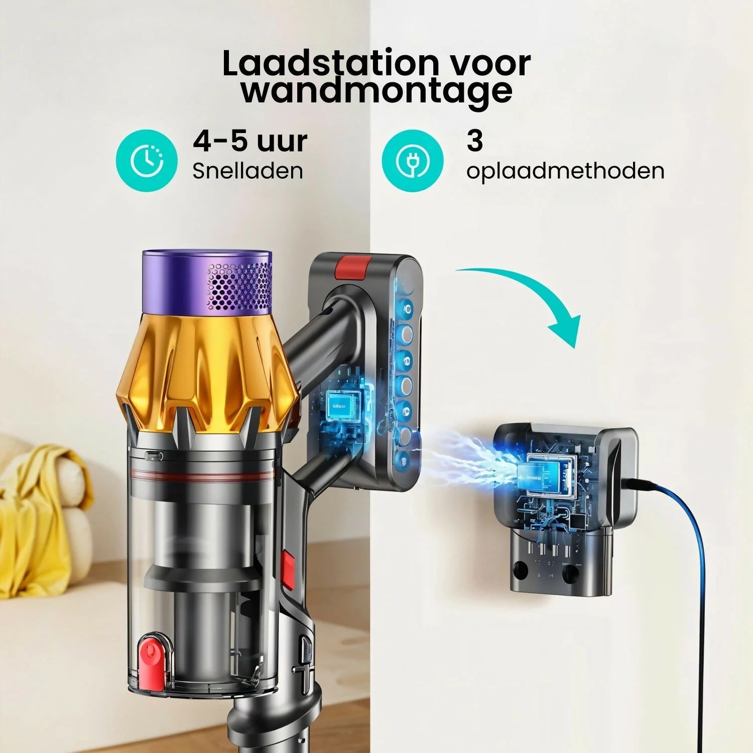 Lenoro V8 : met 45 kPa zuigkracht & absolute bewegingsvrijheid