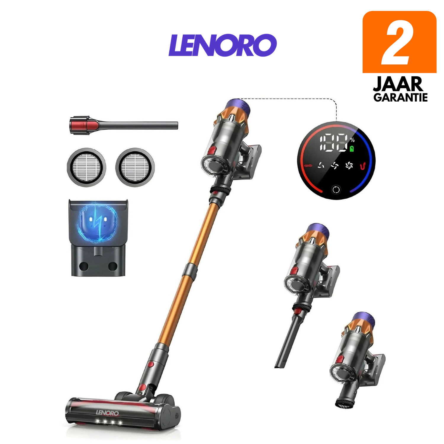 Lenoro V8 : met 45 kPa zuigkracht & absolute bewegingsvrijheid